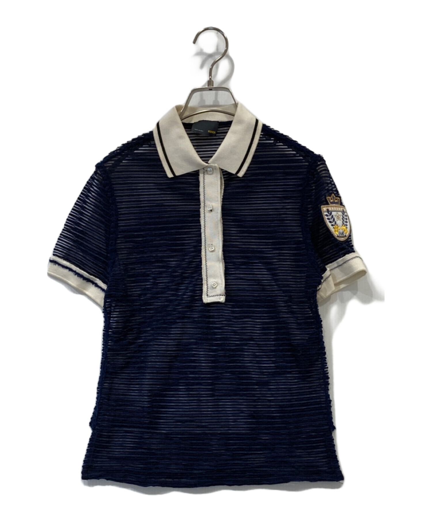 中古・古着通販】FENDI (フェンディ) シースルーポロシャツ FT5275 