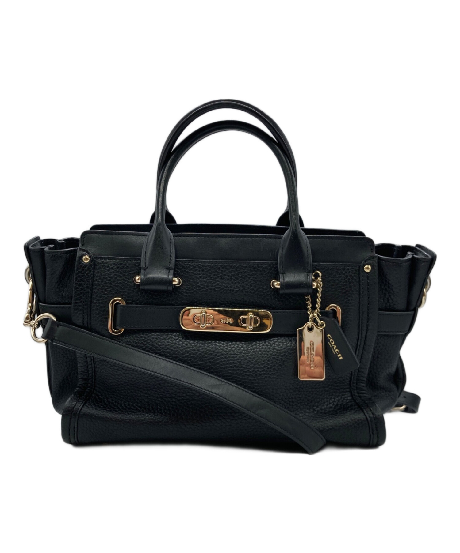 中古・古着通販】COACH (コーチ) 2WAYバッグ 34816 ブラック｜ブランド