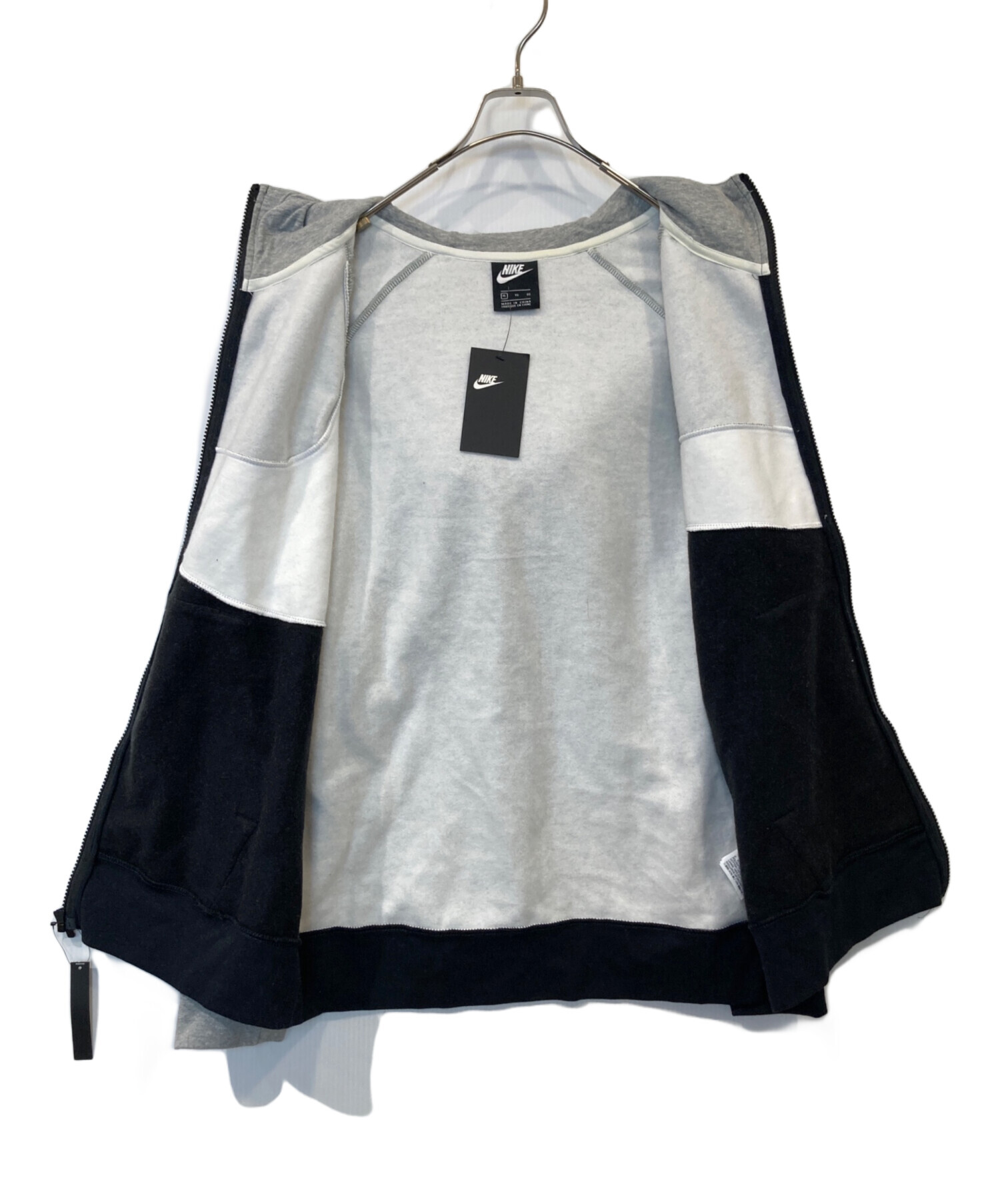 中古・古着通販】NIKE (ナイキ) ジップパーカー グレー サイズ: XL 未