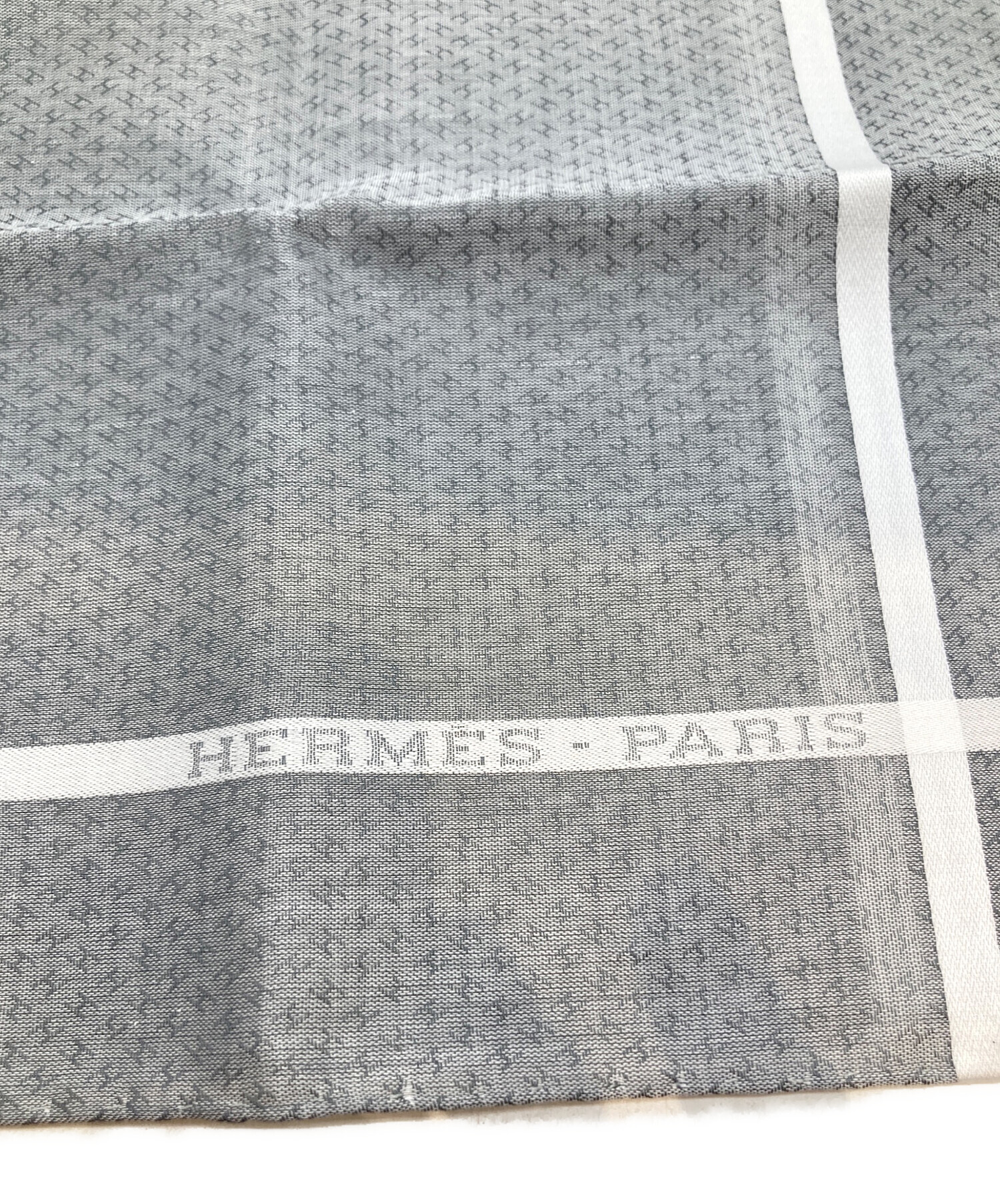 中古・古着通販】HERMES (エルメス) ハンカチーフ ジャカード 《H