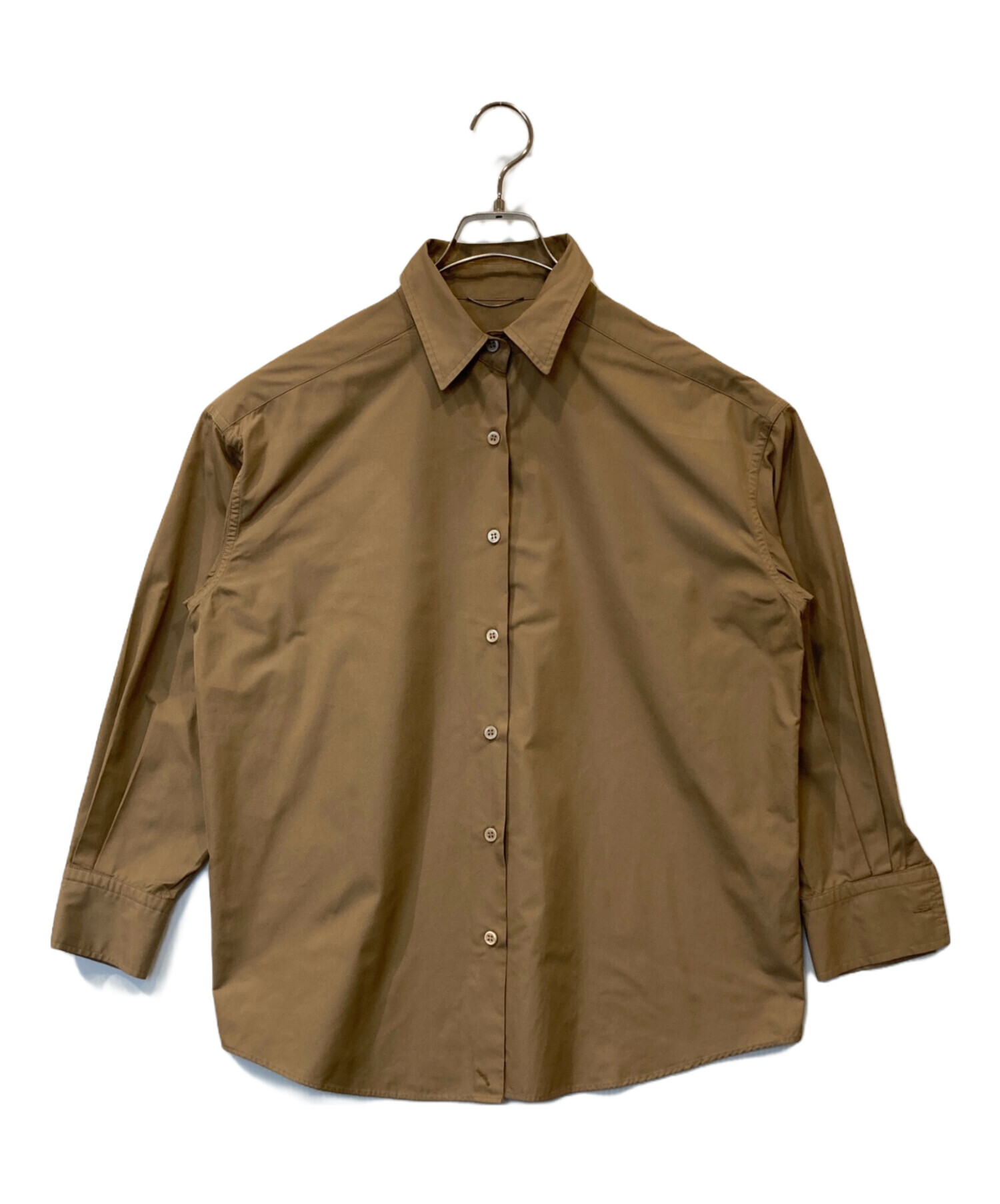 美品✨ドゥーズィエムクラス　DeuxiemeClasse シャツ　ゆったり　茶 中古・古着通販】Deuxieme Classe (ドゥーズィエム クラス) オーバー