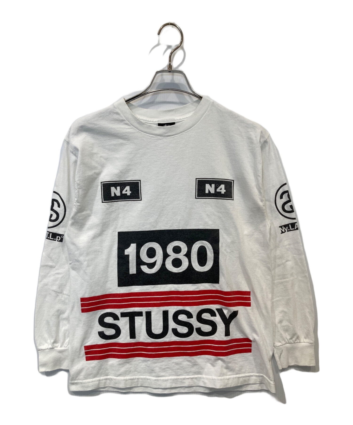 中古・古着通販】stussy (ステューシー) ロングカットソー ホワイト