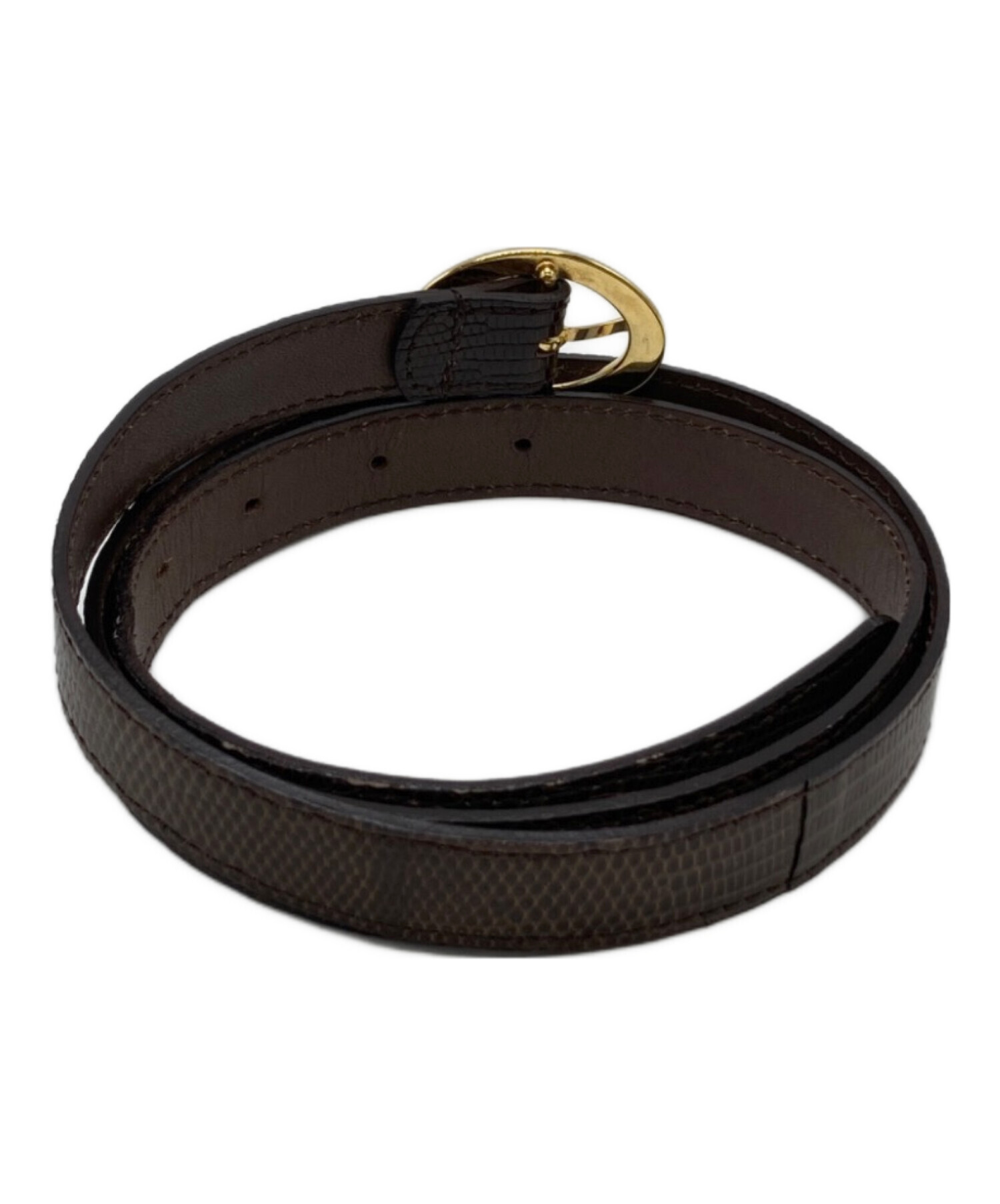 中古・古着通販】BISOWN (ビソウン) LIZARD OVAL BELT リザード