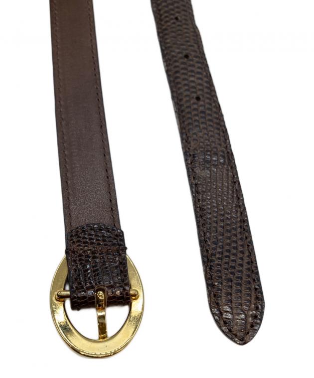 中古・古着通販】BISOWN (ビソウン) LIZARD OVAL BELT リザード