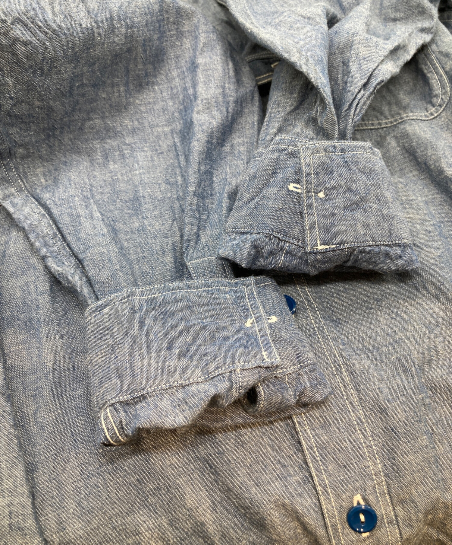 中古・古着通販】Buzz Rickson's (バズリクソンズ) BLUE CHAMBRAY WORK