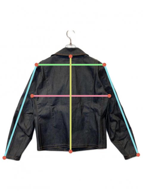 中古・古着通販】Graphzero (グラフゼロ) ダブルライダースジャケット