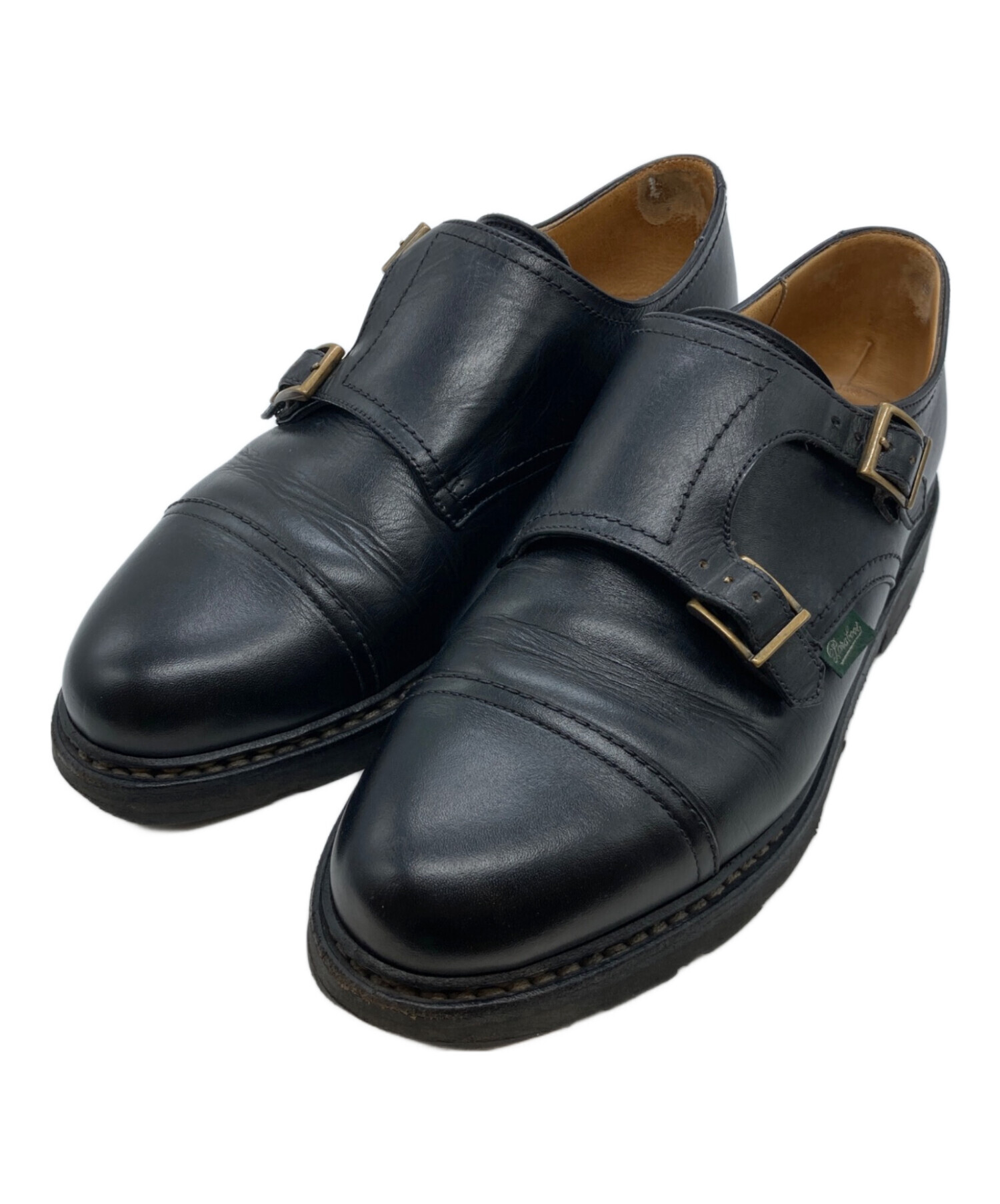 中古・古着通販】PARABOOT (パラブーツ) ダブルモンクストラップレザー