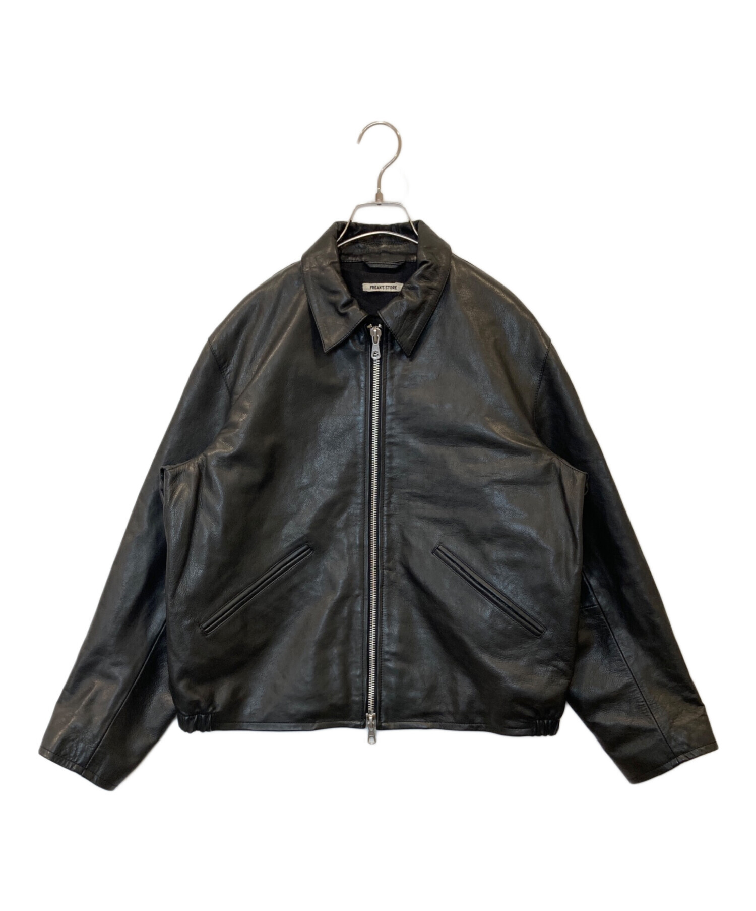 フリークスストア ミニマル シングル ライダースジャケット M FREAK'S STORE（フリークスストア） 革ジャン ライダース FREAK'S