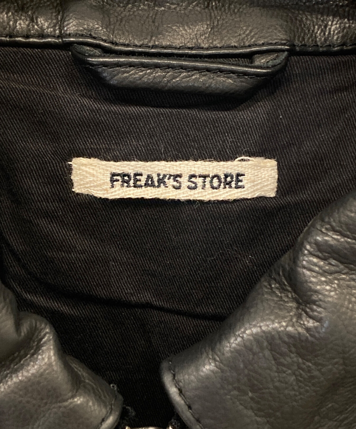 フリークスストア　ミニマル シングル ライダースジャケット　カーフレザー セール】FREAK'S STORE/フリークスストア Calf Leather ミニマル