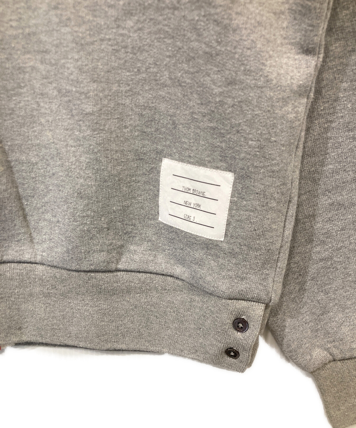 中古・古着通販】Thom Browne (トムブラウン) RWBストライプ クルー