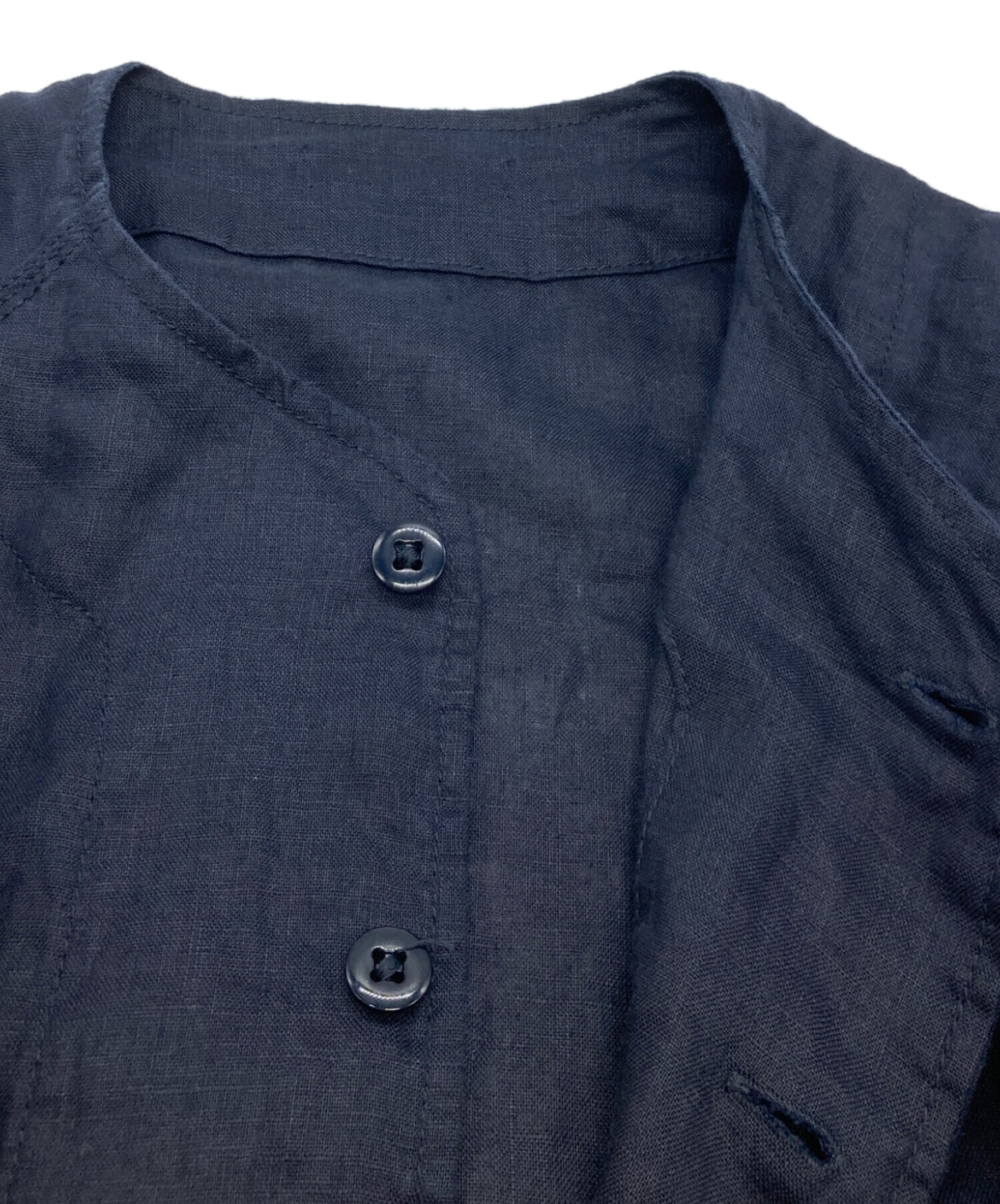 中古・古着通販】CAHLUMN (カウラム) Linen Baseball Shirt リネン