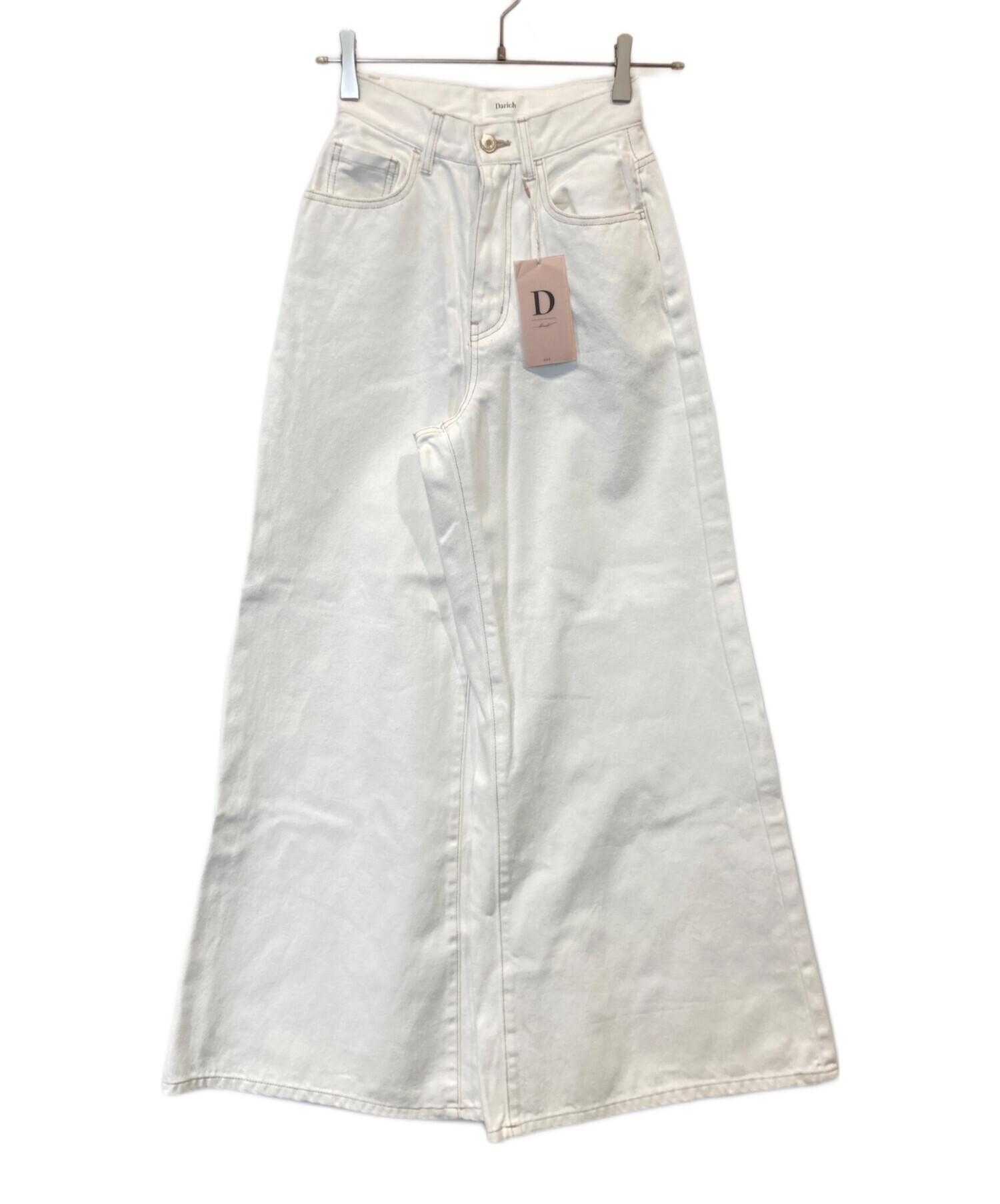 中古・古着通販】darich (ダーリッチ) パッチスラブワイドデニムパンツ
