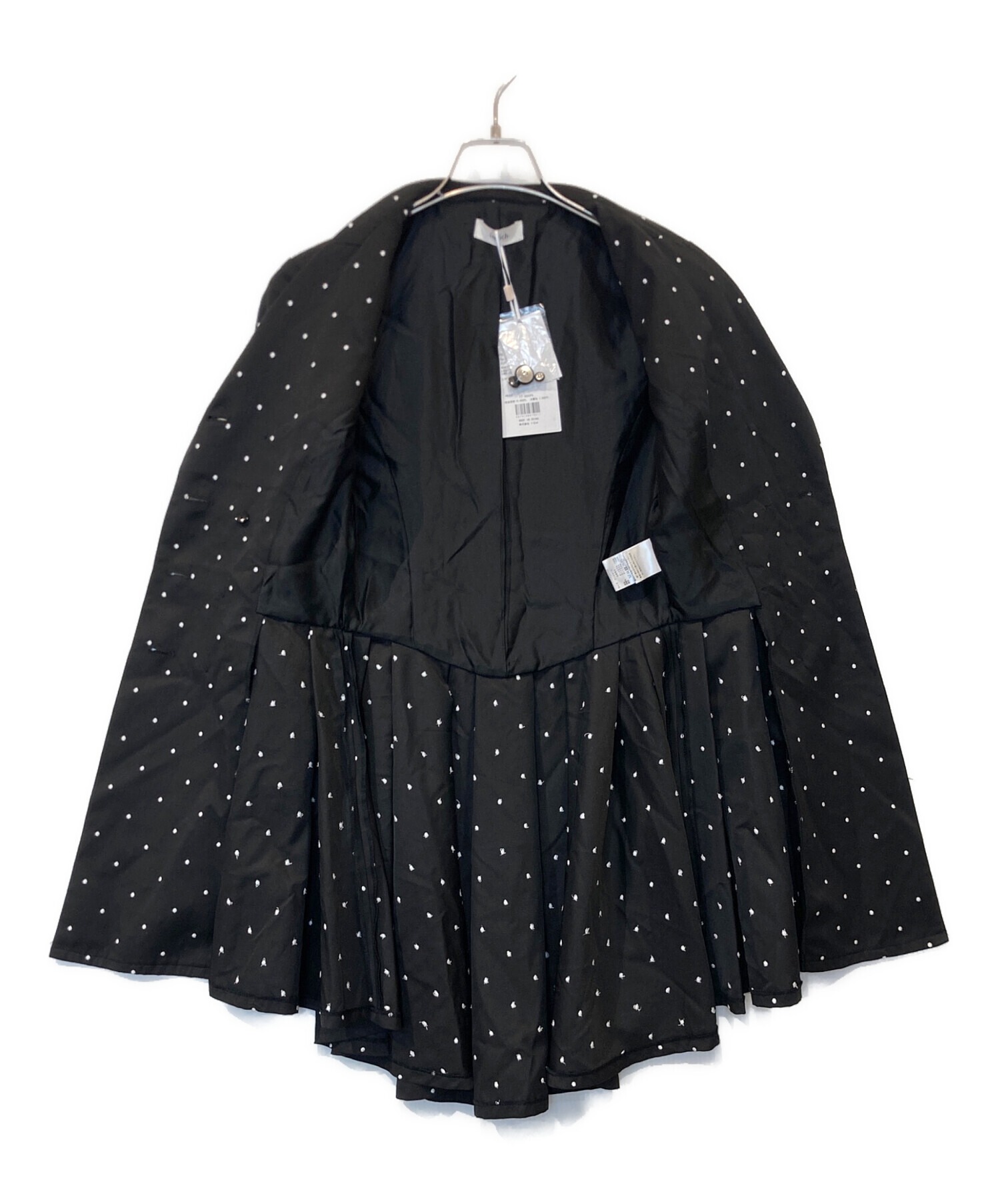 中古・古着通販】darich (ダーリッチ) バックコンシャスジャケットミニ
