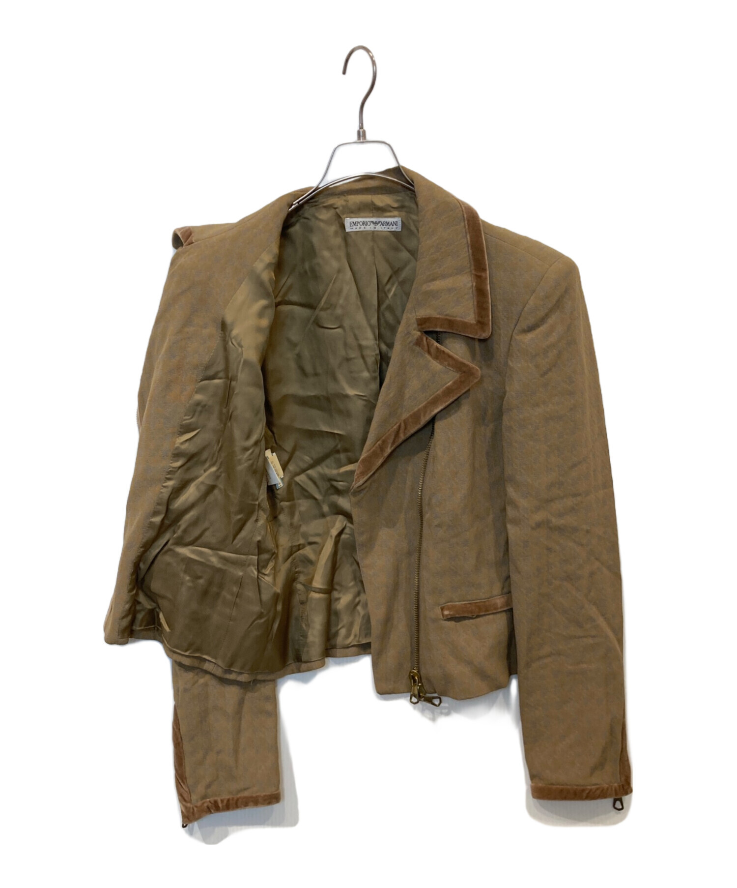 EMPORIO ARMANI - 美品 vintage ビンテージ ARMANI アルマーニ ジャケット 中古・古着通販】EMPORIO ARMANI (エンポリオ アルマーニ) ベルベット