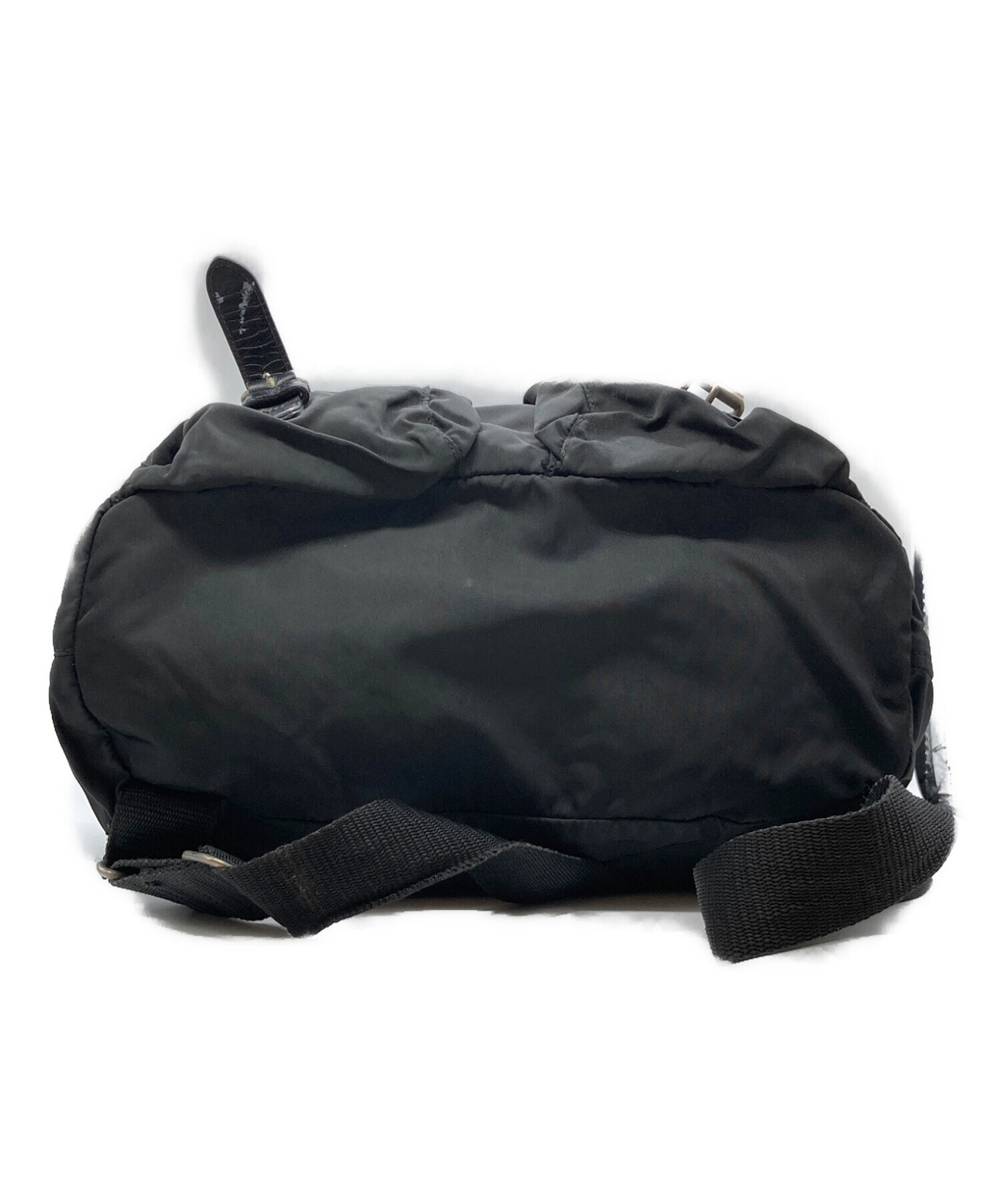 中古・古着通販】PRADA (プラダ) ナイロンリュック 14 ブラック