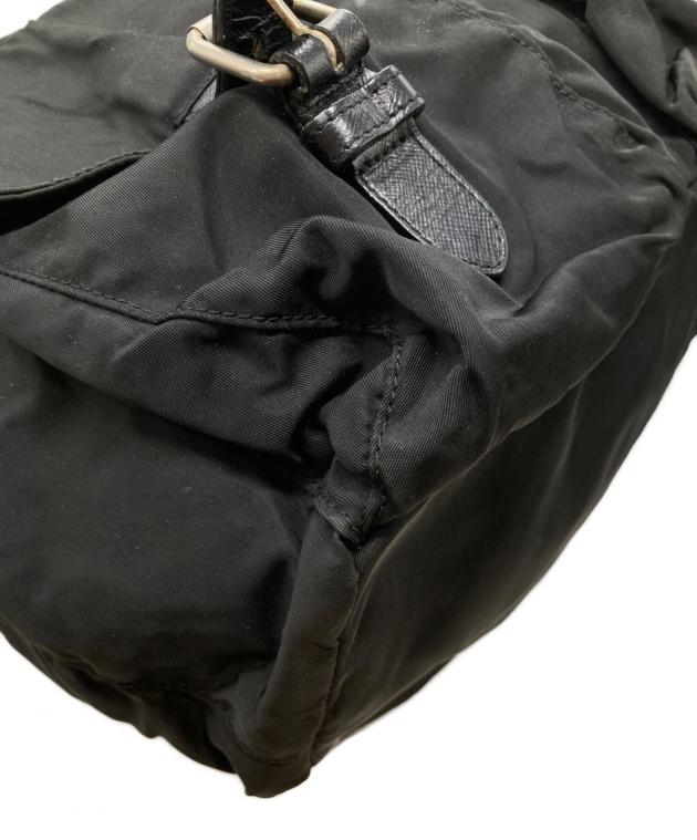 中古・古着通販】PRADA (プラダ) ナイロンリュック 14 ブラック