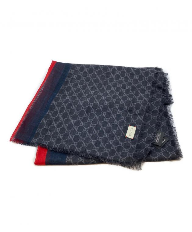 【全品正規❗️】GUCCI グッチ マフラー　シェリーライン　GG ストール 中古・古着通販】GUCCI (グッチ) GG柄 シェリーライン ストール 08.338