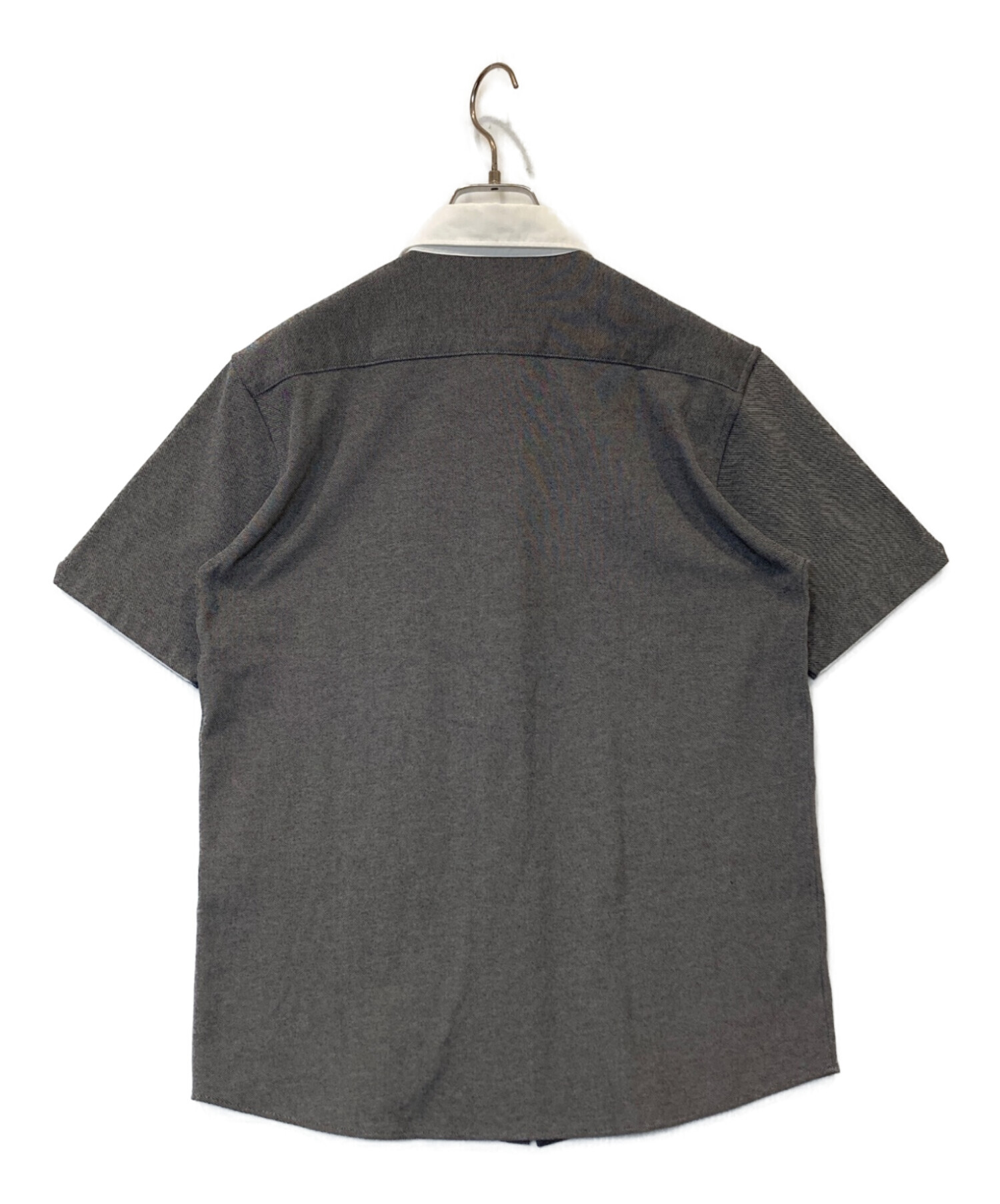 グ*コ様 未着用品 Fred Perry 無地 半袖シャツ ダークグレー XL 中古・古着通販】FRED PERRY (フレッドペリー) 半袖シャツ FZ1768