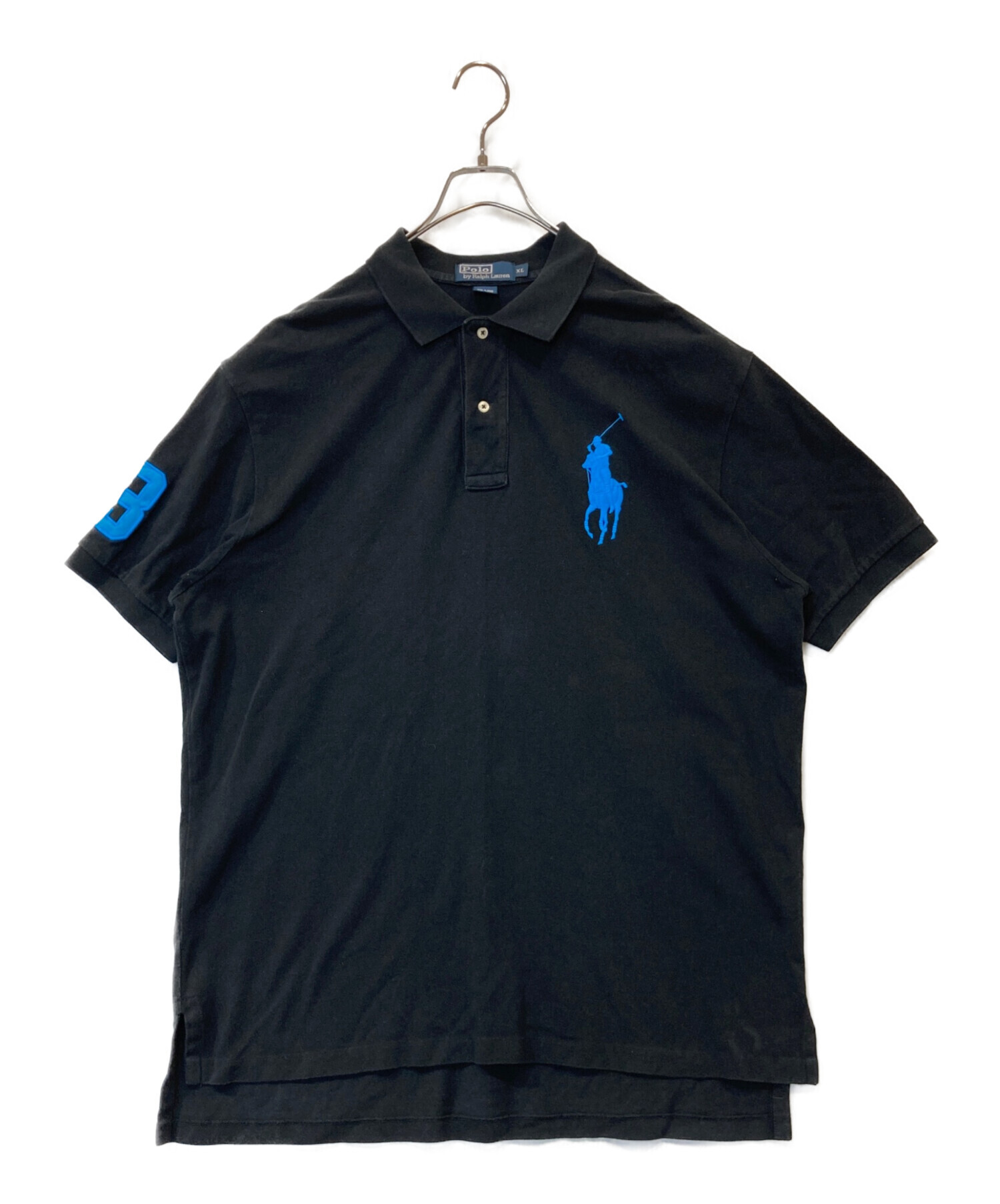 ラルフローレン　ralph lauren ポロシャツ　ブラック　y2k 中古・古着通販】POLO RALPH LAUREN (ポロ・ラルフローレン