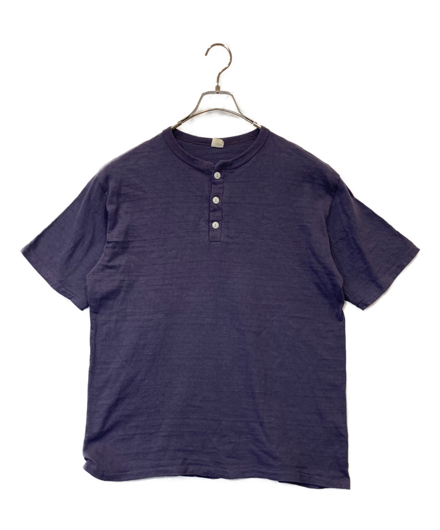中古・古着通販】WAREHOUSE (ウエアハウス) ヘンリーネックTシャツ 