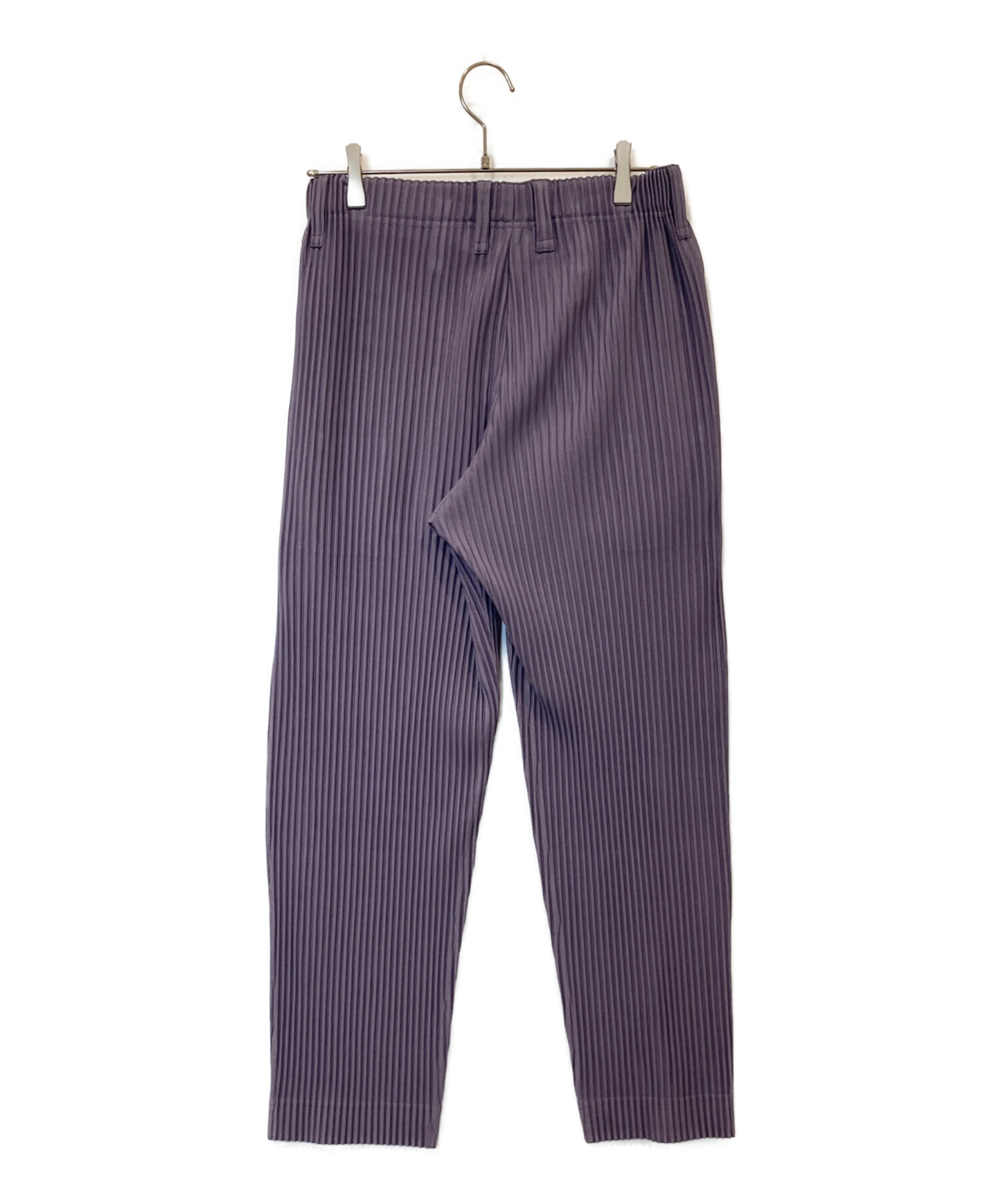 HOMME PLISSE ISSEY MIYAKE プリーツパンツ パープル Homme Plissé
