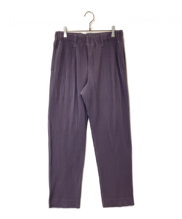 オムプリッセ イッセイミヤケ ハーフパンツ ショーツ アウターメッシュ パープル 中古・古着通販】HOMME PLISSE ISSEY MIYAKE (オム プリッセ イッセイ