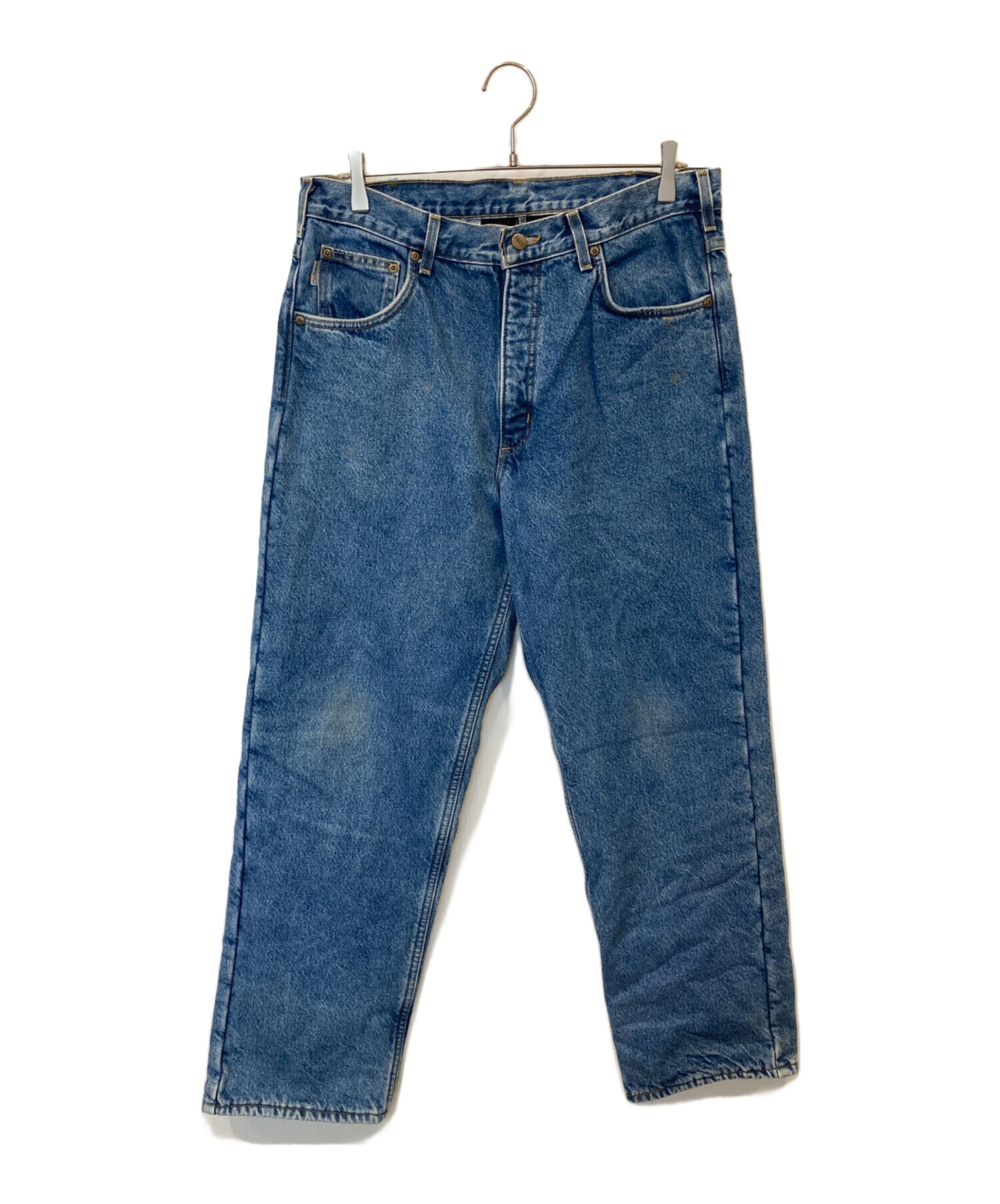 中古・古着通販】CarHartt (カーハート) 裏起毛デニムパンツ B155 DST