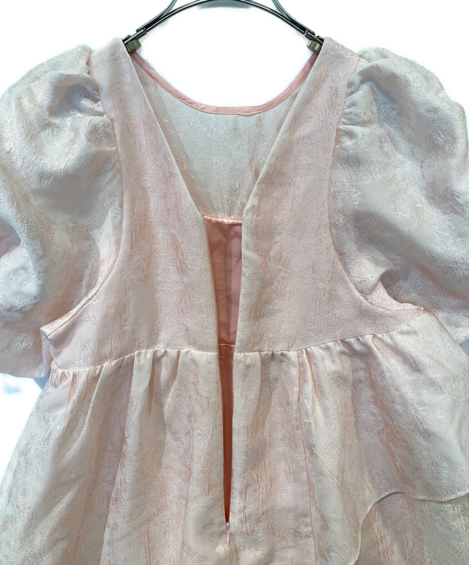 中古・古着通販】ANDRESD (アンドレスド) bubble sleeve jacquard