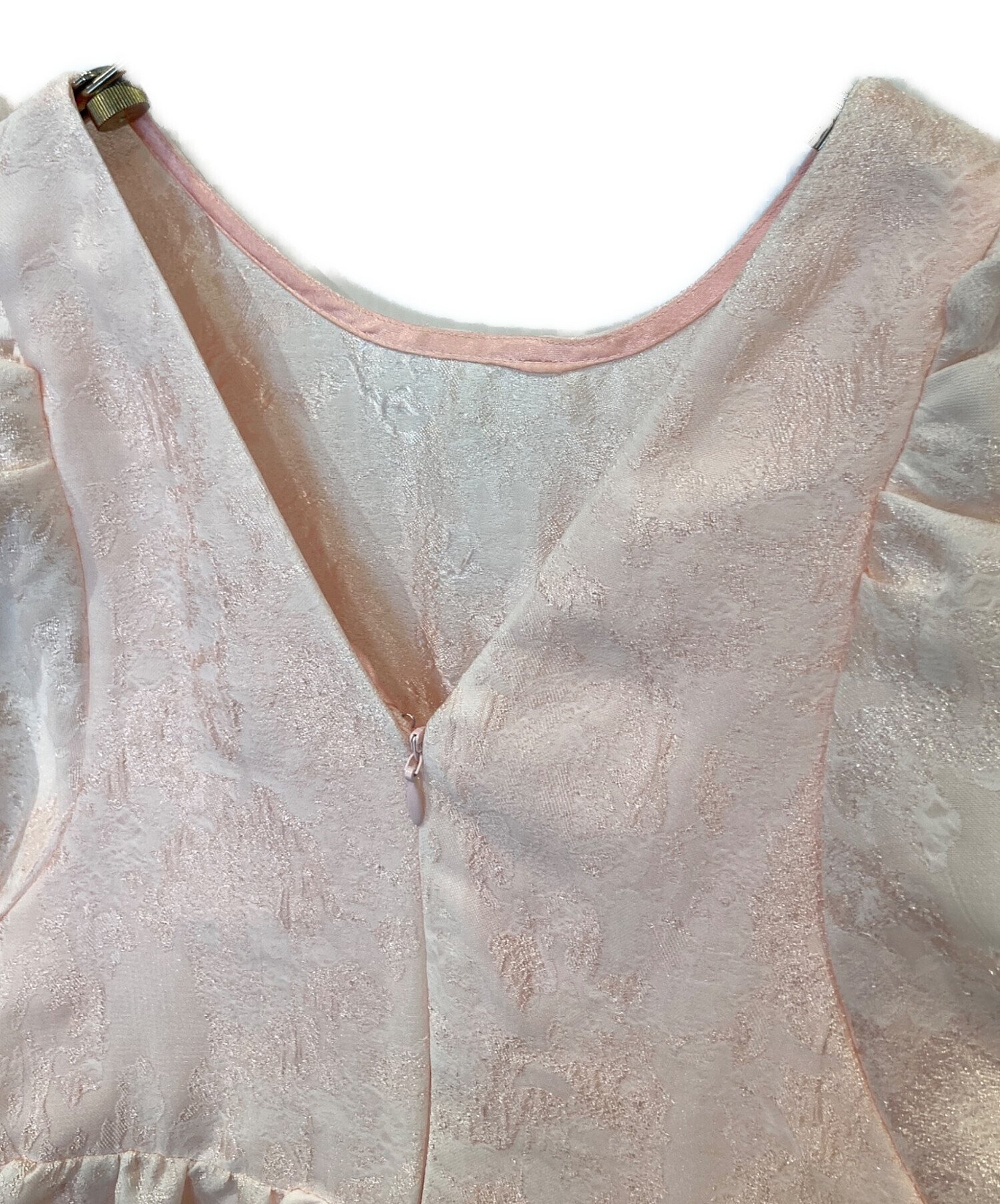 中古・古着通販】ANDRESD (アンドレスド) bubble sleeve jacquard