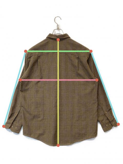中古・古着通販】CarHartt (カーハート) ワークシャツ ブラウン サイズ