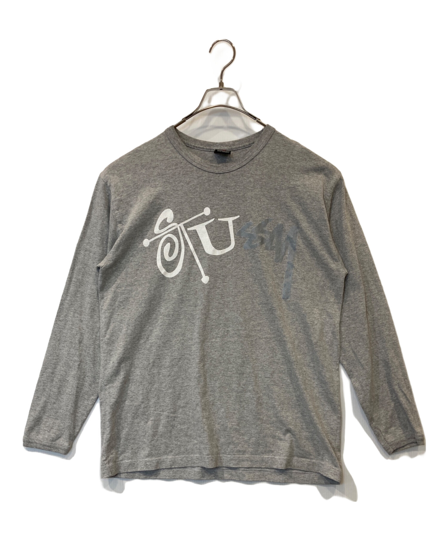 中古・古着通販】stussy (ステューシー) ロングカットソー グレー