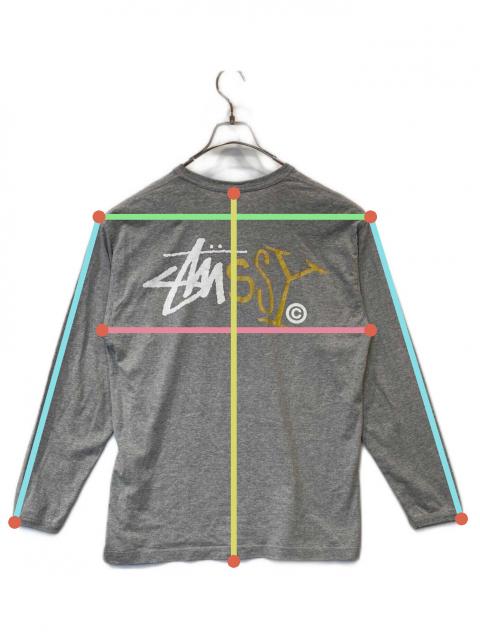 中古・古着通販】stussy (ステューシー) ロングカットソー グレー