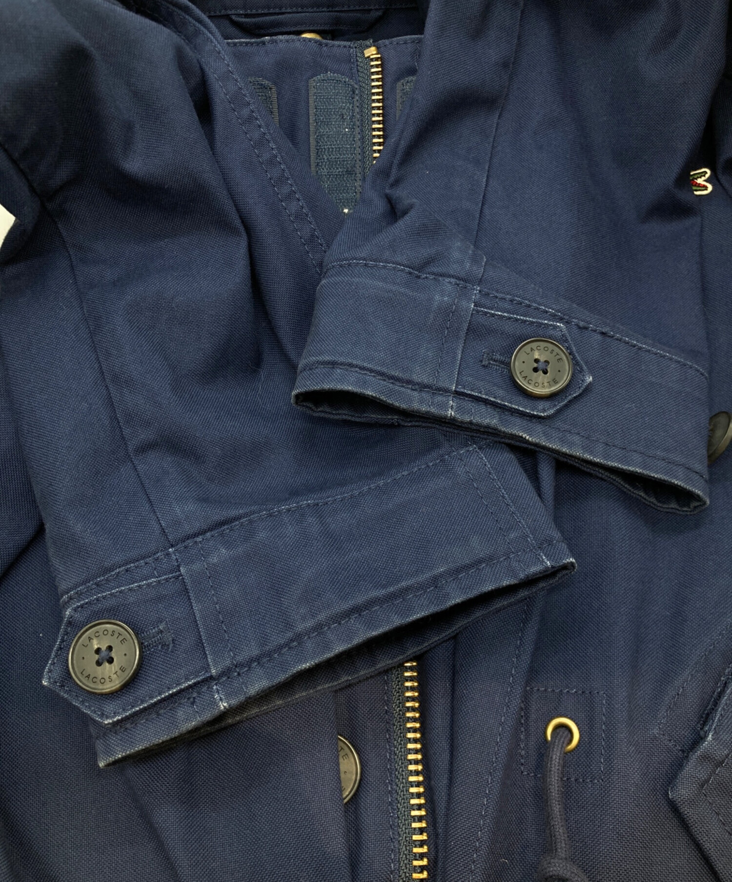 中古・古着通販】LACOSTE (ラコステ) モッズコート BH2873 ネイビー