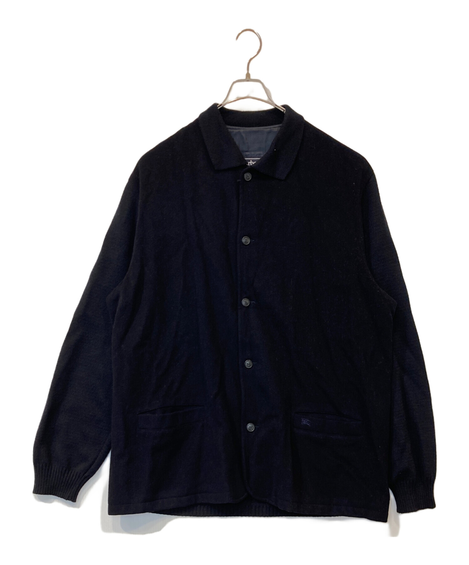 f*e様 Burberry's ウールブルゾン ネイビー ヴィンテージ 中古・古着通販】Burberry's (バーバリーズ) ウールジャケット