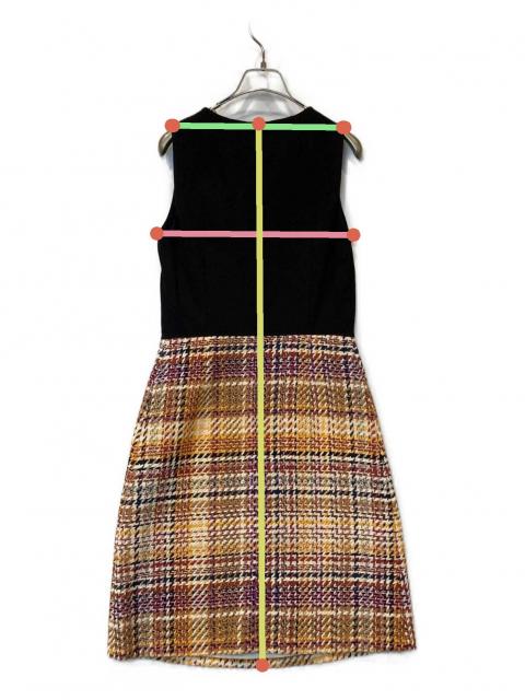PAULE KA ポールカ ドラップデザイン ノースリーブワンピース 40 中古・古着通販】PAULE KA (ポールカ) ノースリーブワンピース 719HBH