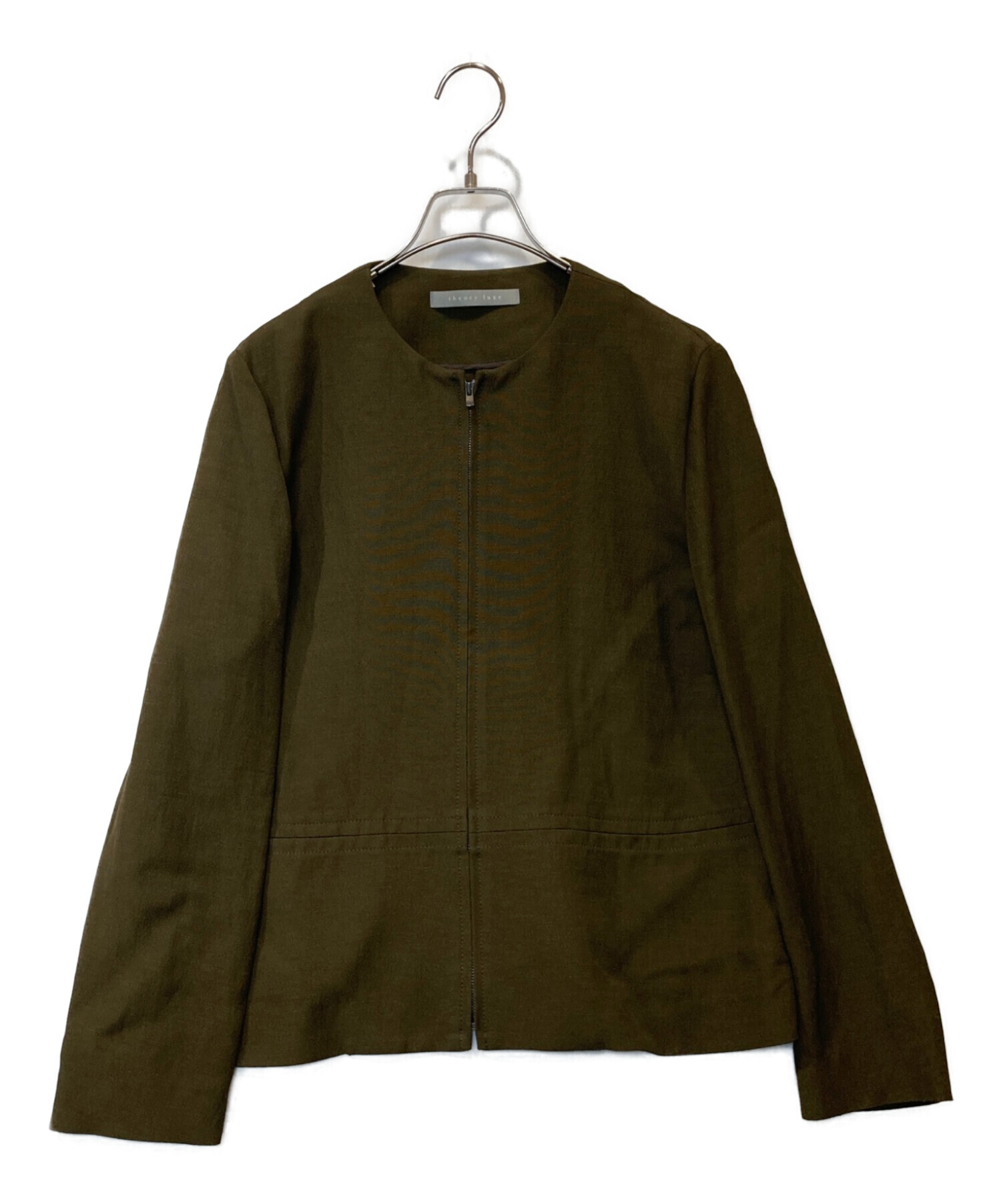 中古・古着通販】theory luxe (セオリーリュクス) ノーカラージップ