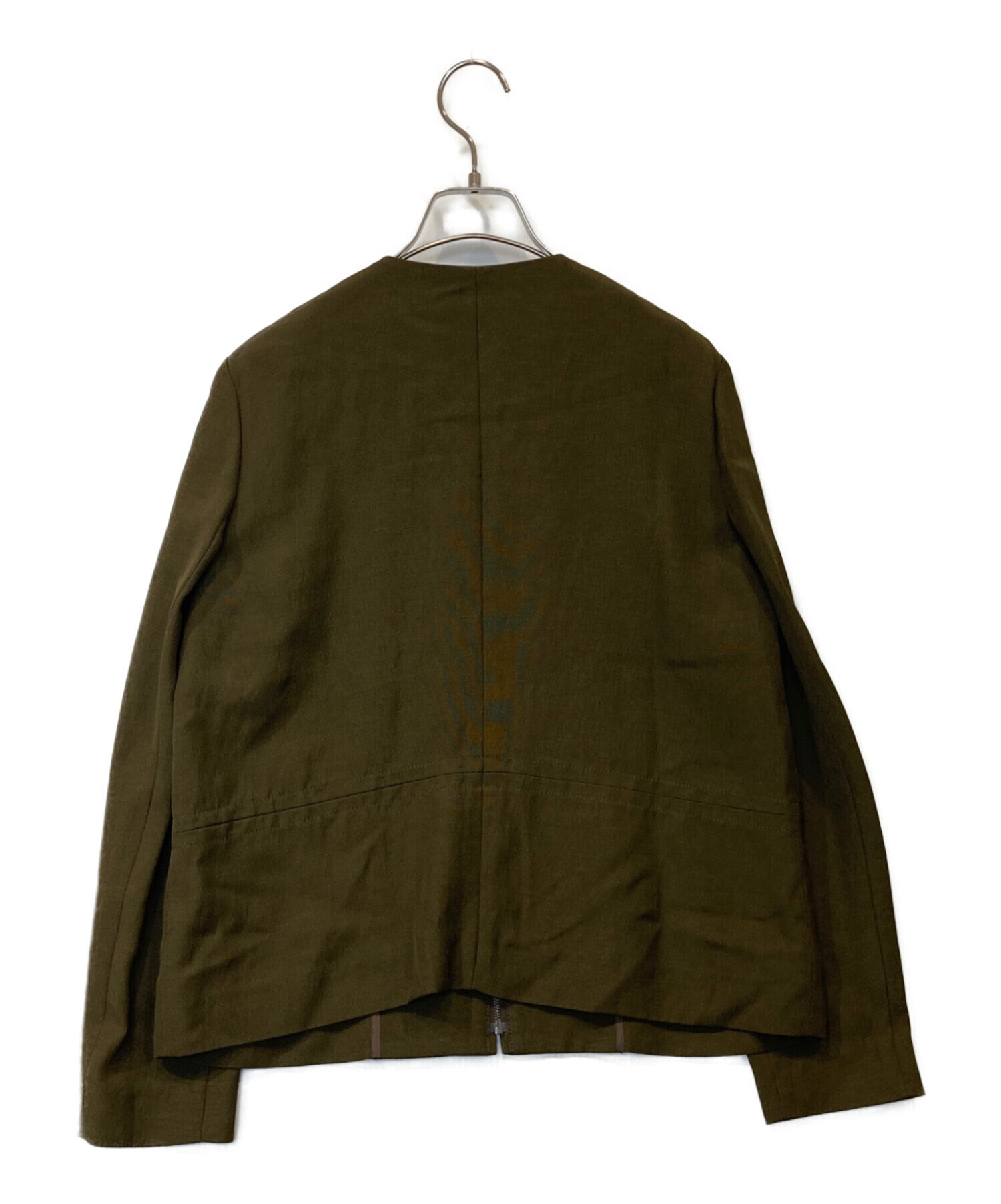 中古・古着通販】theory luxe (セオリーリュクス) ノーカラージップ