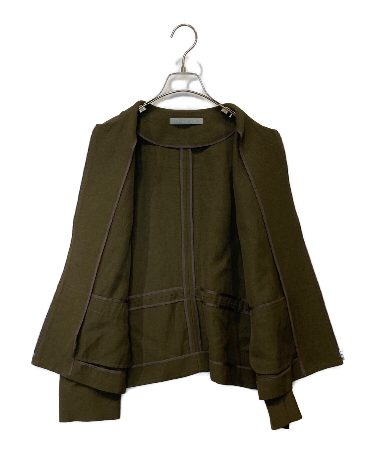 中古・古着通販】theory luxe (セオリーリュクス) ノーカラージップ