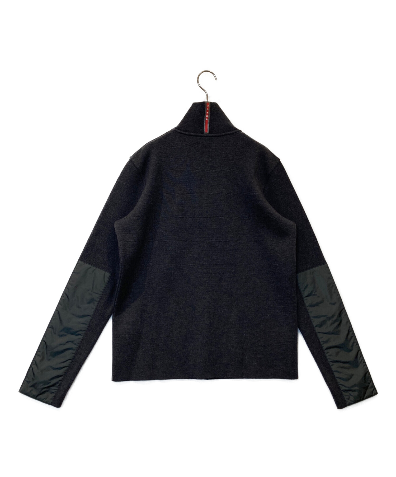 中古・古着通販】PRADA SPORTS (プラダスポーツ) 袖ナイロン切替ウール