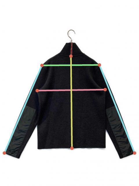 中古・古着通販】PRADA SPORTS (プラダスポーツ) 袖ナイロン切替ウール