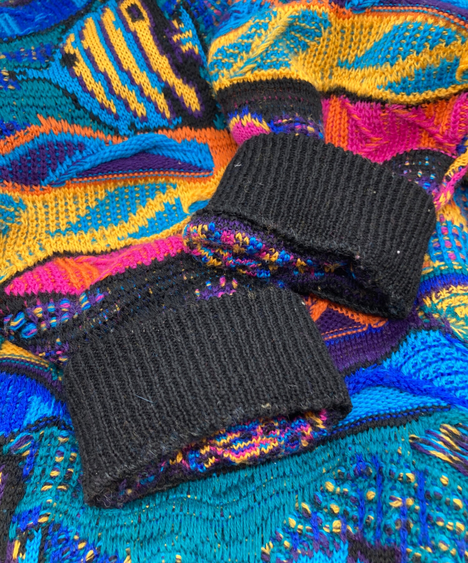 中古・古着通販】Coogi (クージー) 3Dニット マルチカラー サイズ:M