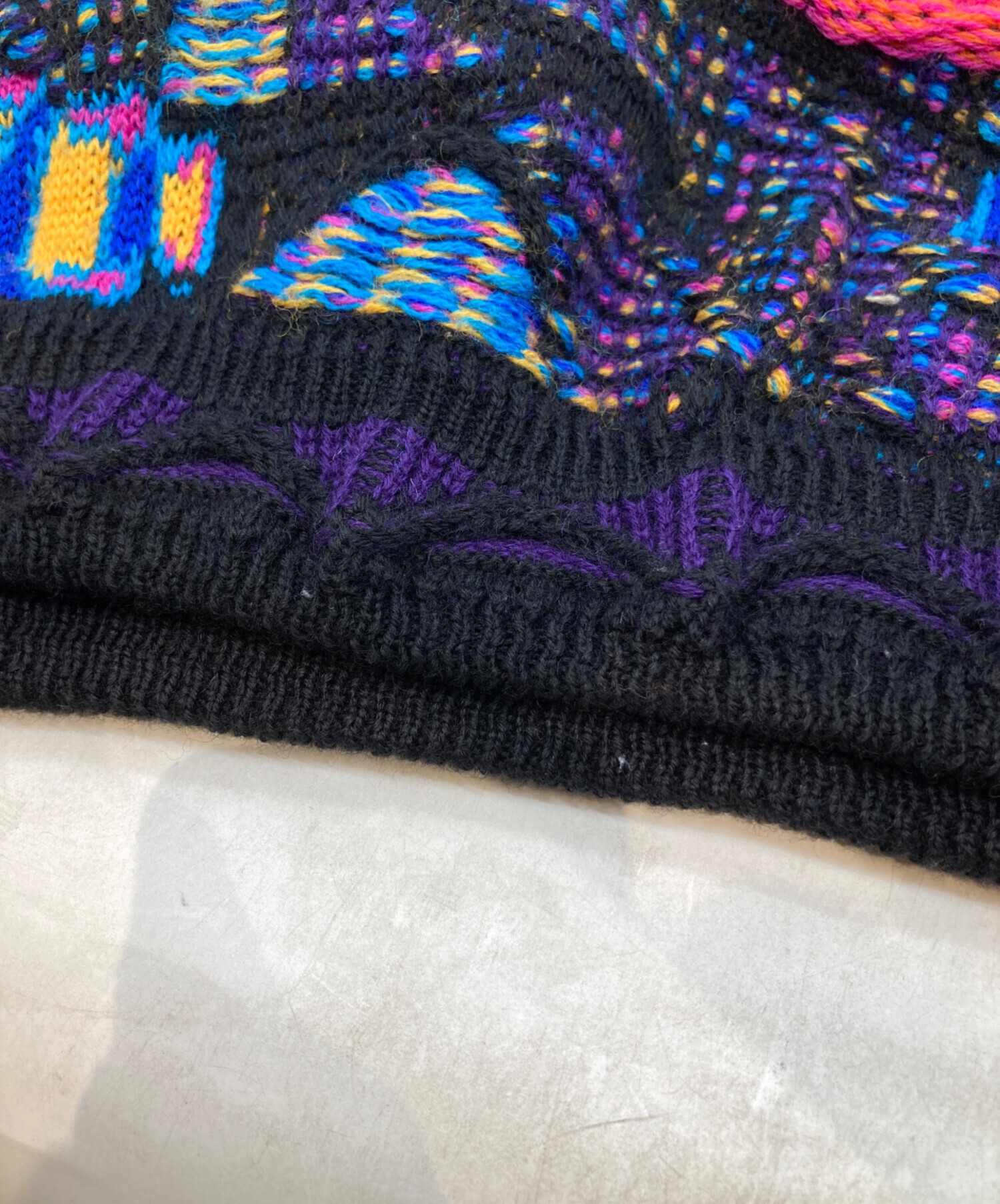 中古・古着通販】Coogi (クージー) 3Dニット マルチカラー サイズ:M