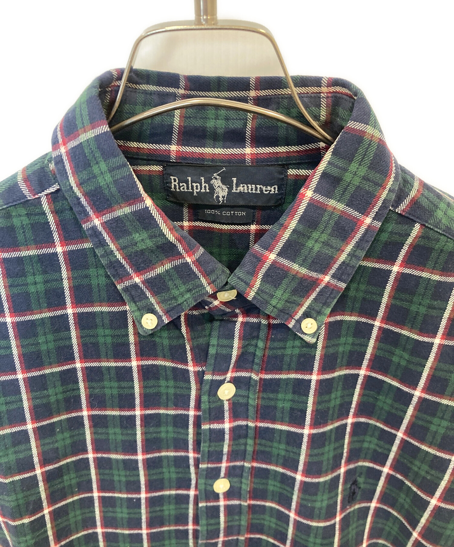 中古・古着通販】RALPH LAUREN (ラルフローレン) チェックシャツ