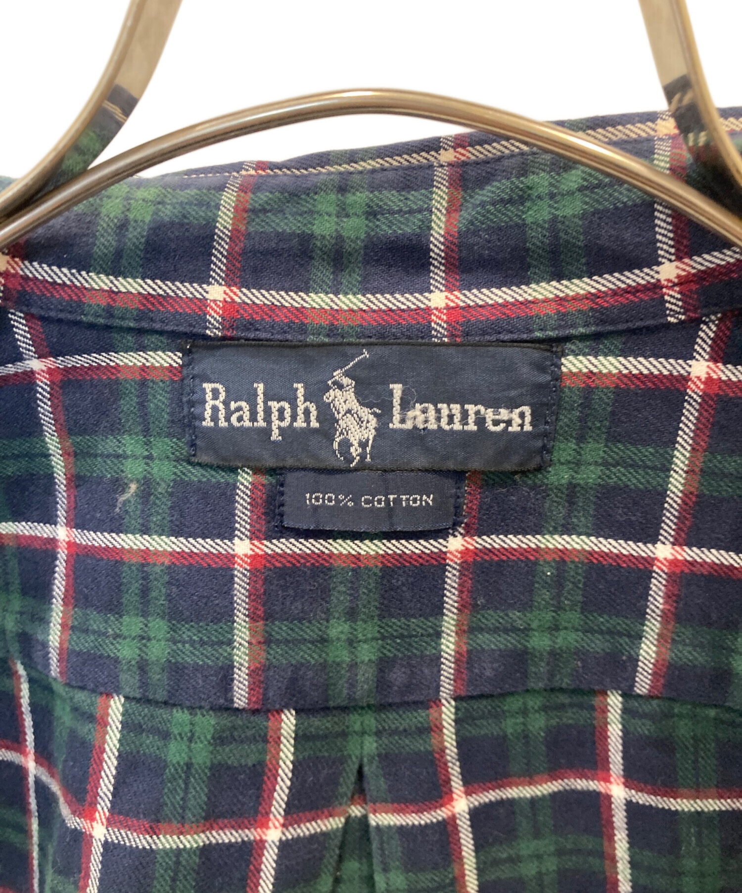 中古・古着通販】RALPH LAUREN (ラルフローレン) チェックシャツ