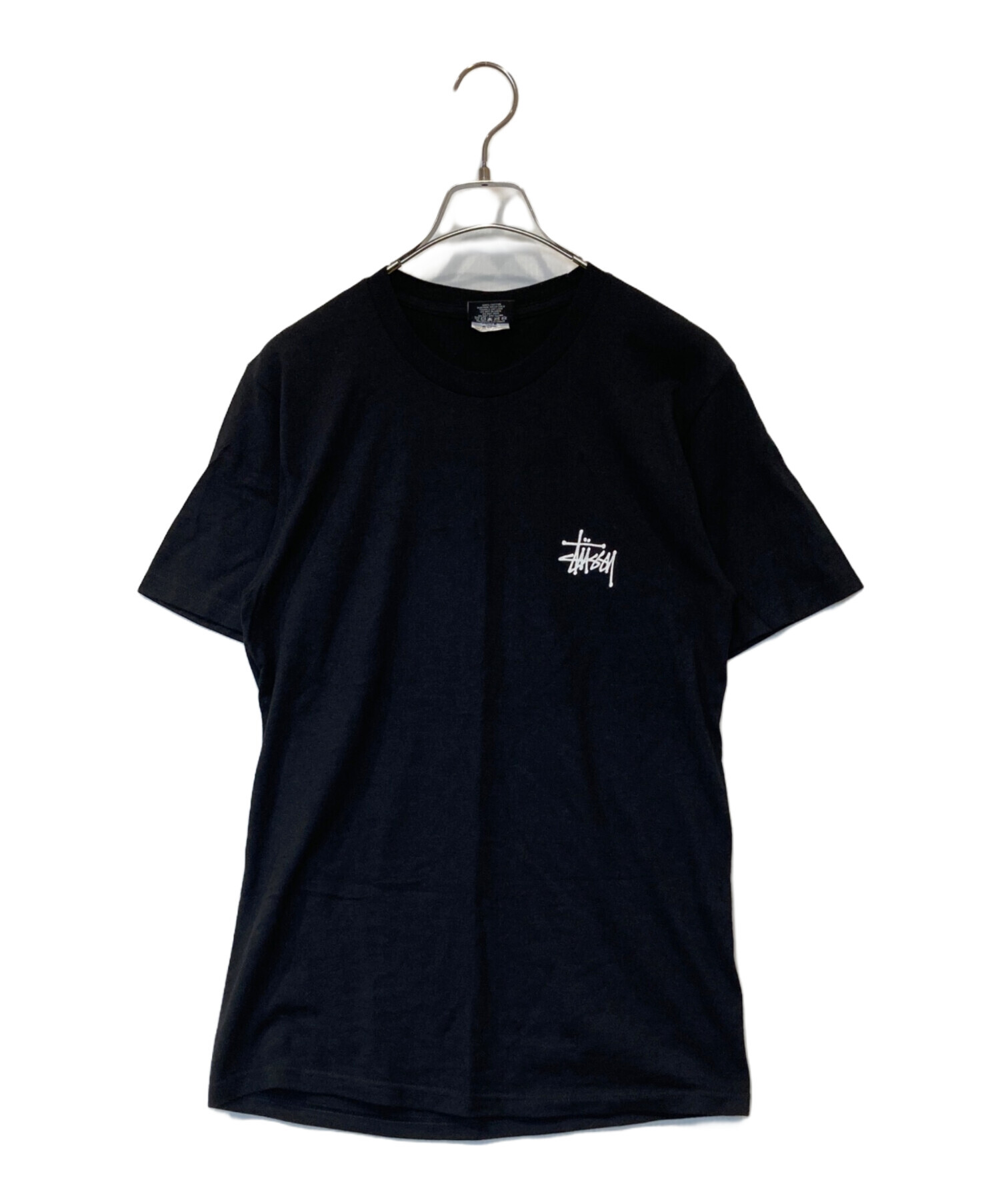 中古・古着通販】stussy (ステューシー) ロゴTシャツ ブラック サイズ 