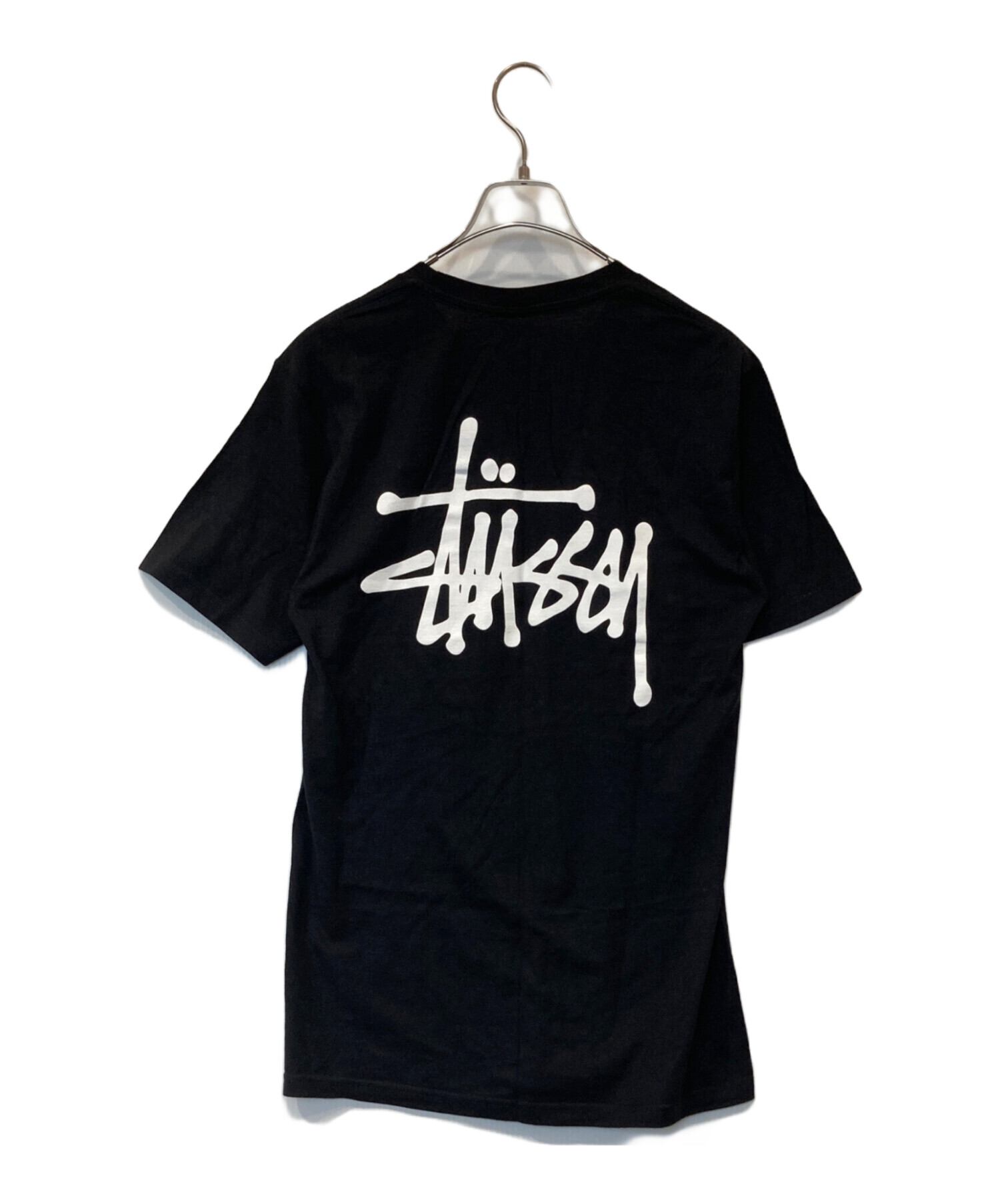 中古・古着通販】stussy (ステューシー) ロゴTシャツ ブラック サイズ