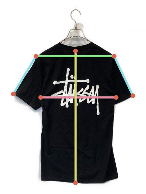 中古・古着通販】stussy (ステューシー) ロゴTシャツ ブラック サイズ