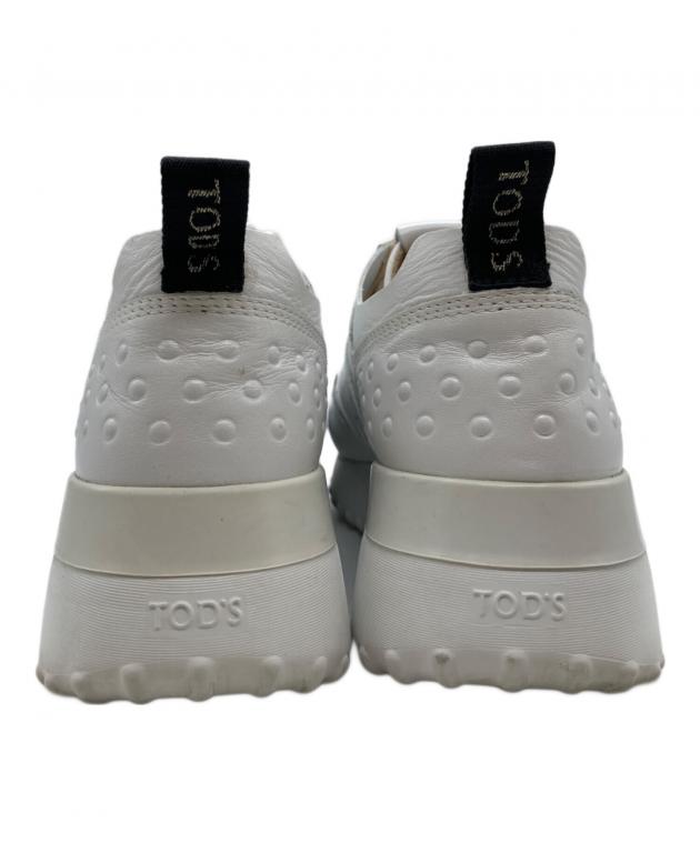 中古・古着通販】TOD'S (トッズ) レザースニーカー ホワイト サイズ:36