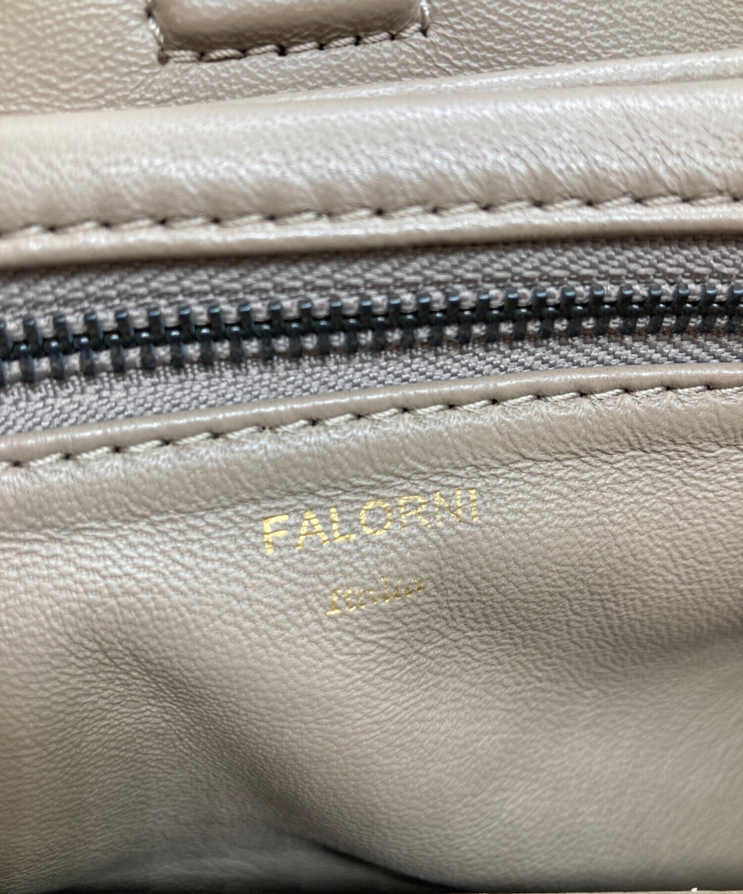 中古・古着通販】FALORNI (ファロルニ) イントレチャートラムレザー