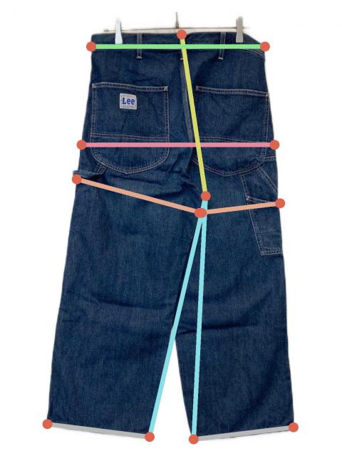 中古・古着通販】LEE (リー) ペインターパンツ LM7288 インディゴ